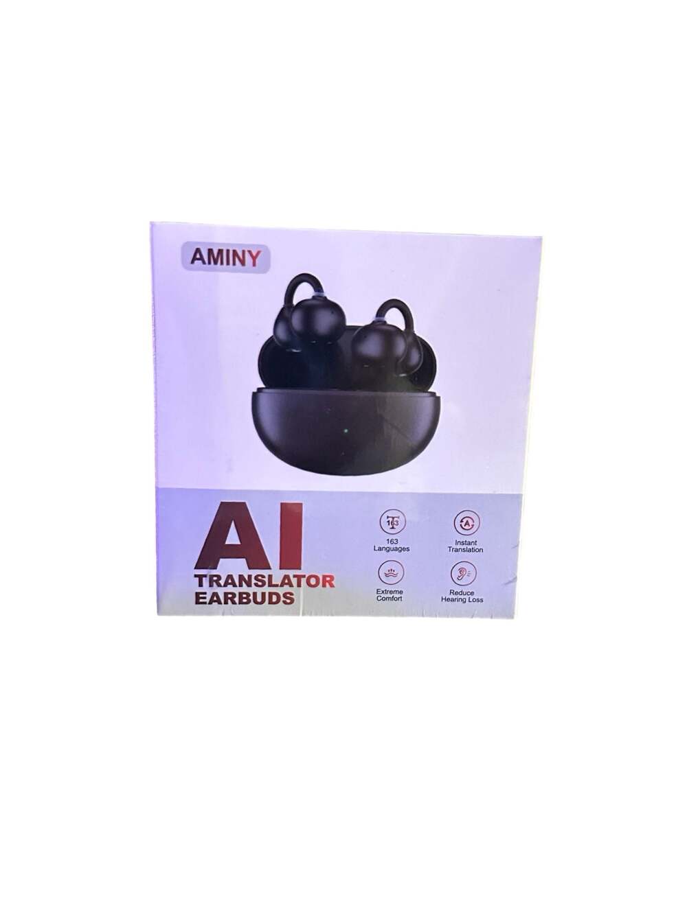 Aminy U9 AI Translator Earbuds Two Way Real Time 163 Languages